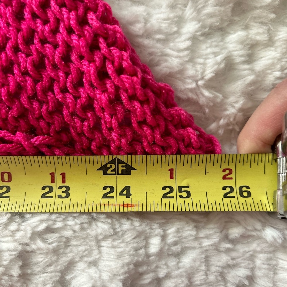 Betsey Johnson, bundle two knit scarfs ombre pink confetti neon rare find🎁⭐️👀 - Picture 6 of 14